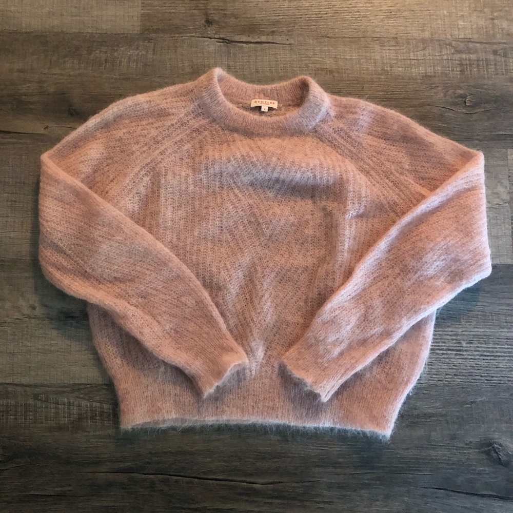 Demylee Chelsea Mohair Sweater in Baby Pink - Picture 2 of 10